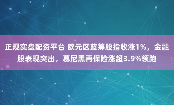 正规实盘配资平台 欧元区蓝筹股指收涨1%，金融股表现突出，慕尼黑再保险涨超3.9%领跑